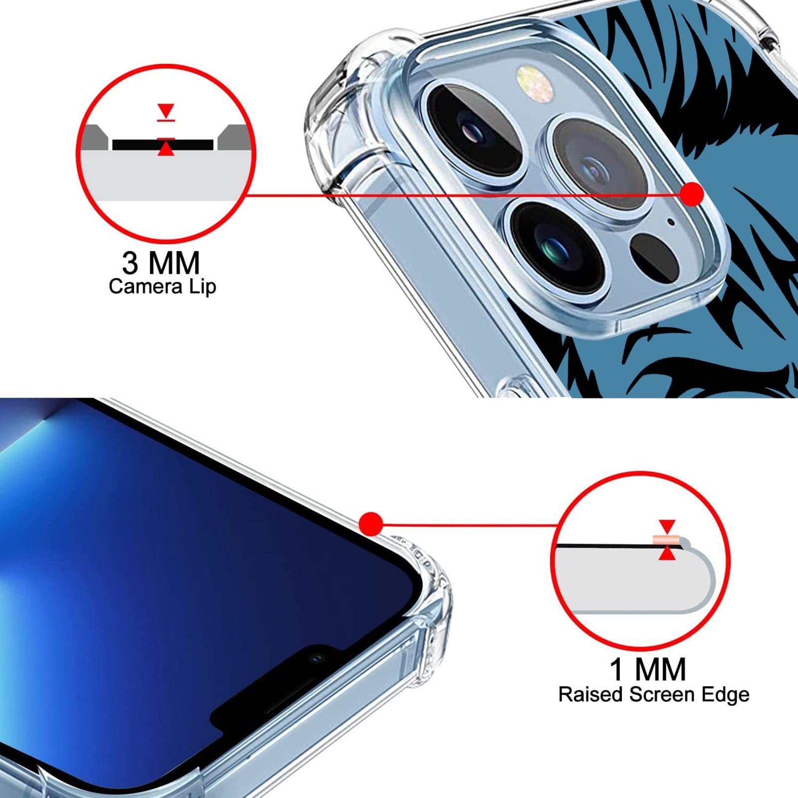 Amazon.com: XXYUIKEZI for iPhone 14 Pro Anime Case